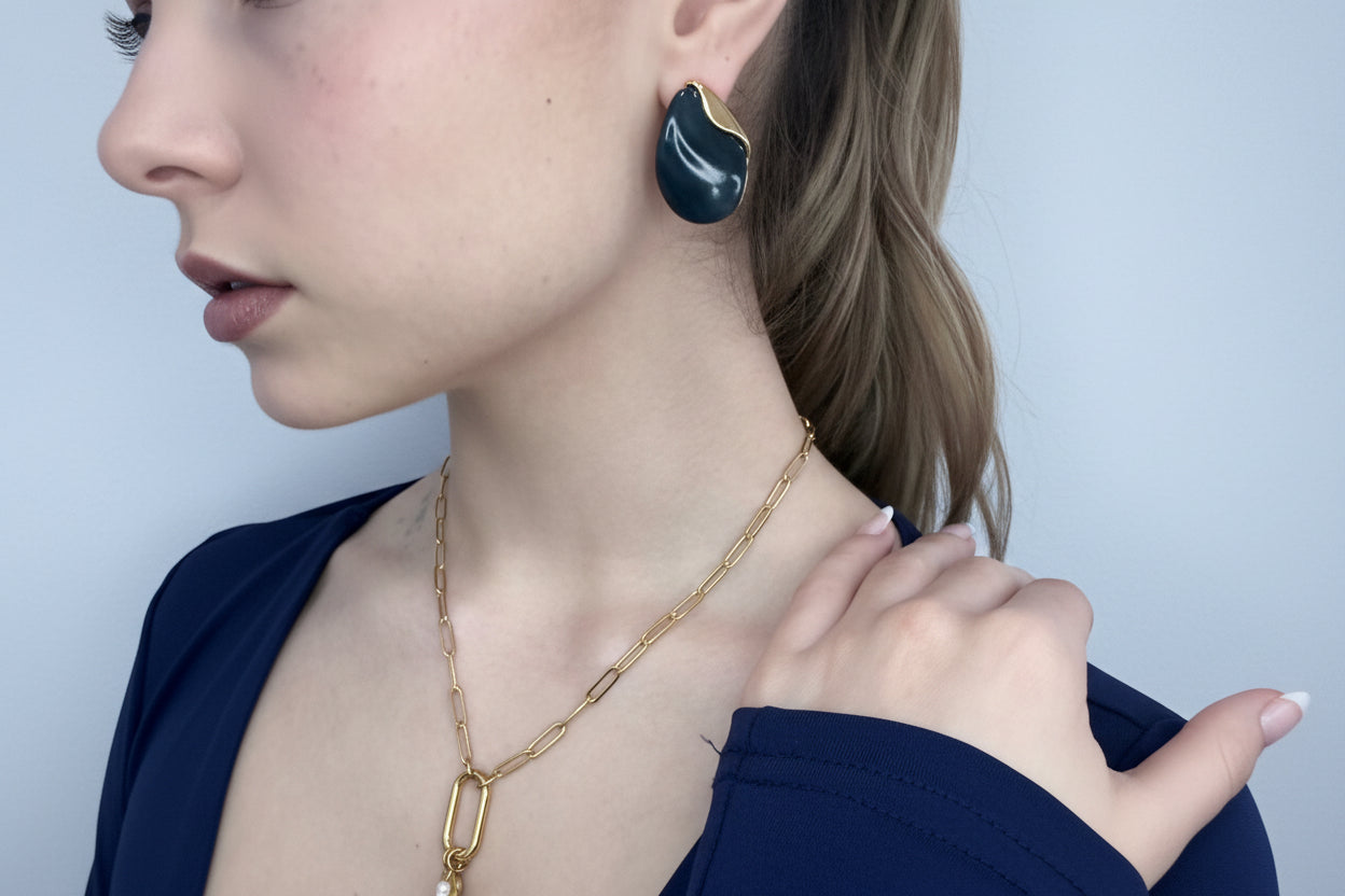 Marble Earrings