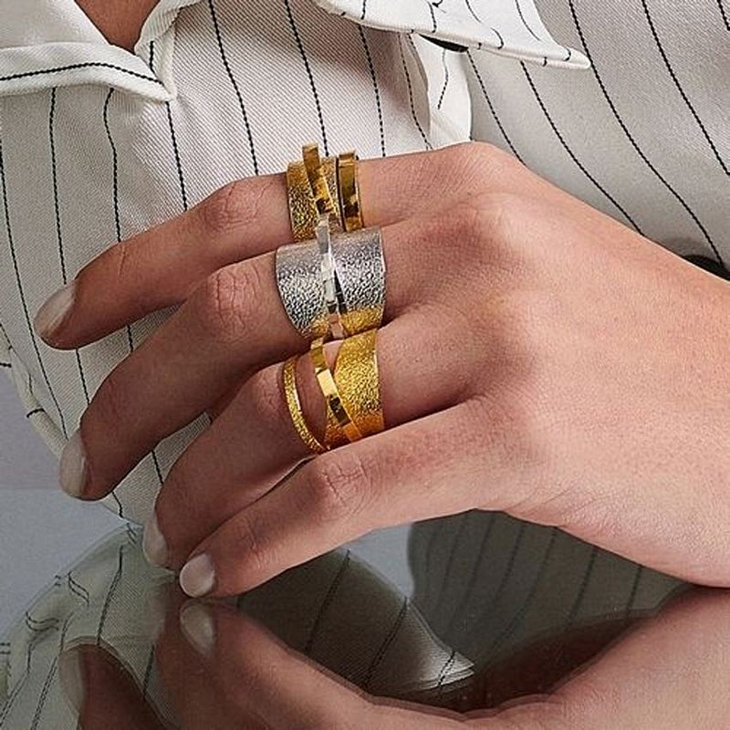 Artemis handmade ring Χρυσό