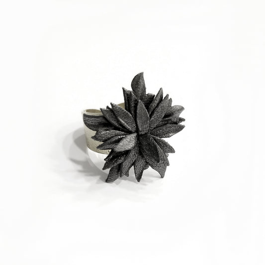 Chrysanthemum ring Γκρι