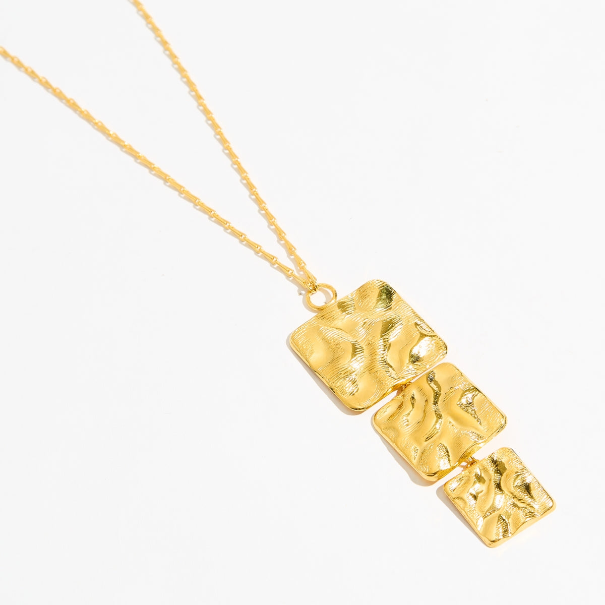 Sand whispers long pendant Χρυσό