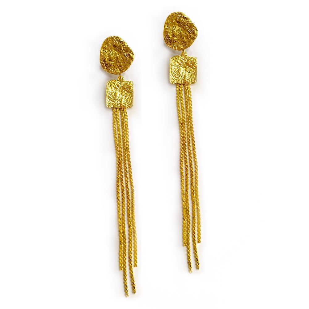 Classic metal mix and much earrings Χρυσό